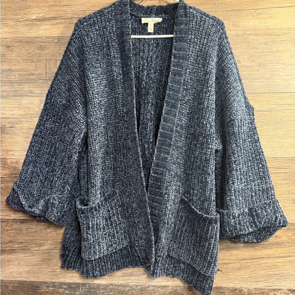 Jessica‎ Simpson Blue Knit Women's Cardigan